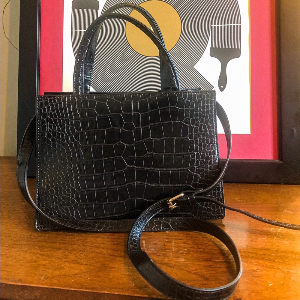 Crocodile skin purse -faux from Zara